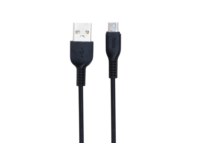 Кабель USB Hoco X20 microUSB 2m черный