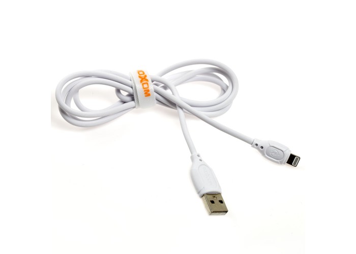 Кабель USB Moxom CC-58 lightning 2.4A белый