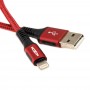 Кабель USB Moxom CC-81 lightning 2.4A красный