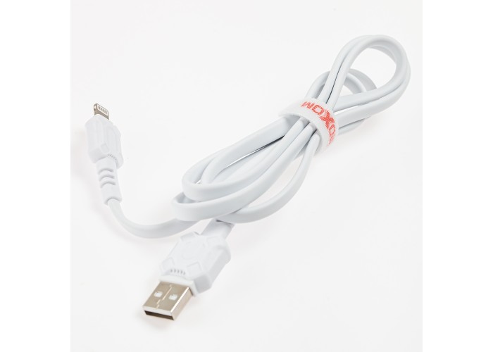 Кабель USB Moxom MX-CB25 lightning 2.4A 1m белый
