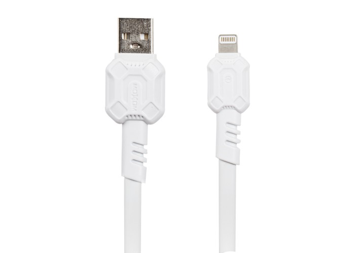 Кабель USB Moxom MX-CB25 lightning 2.4A 1m белый