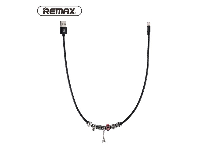 Кабель USB Remax Jewellery lighting RC-058i башня/черный