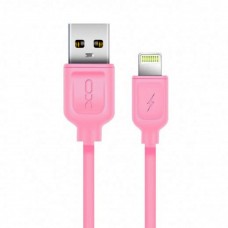 Кабель USB XO NB36 Lightning 2.1A 1m розовый