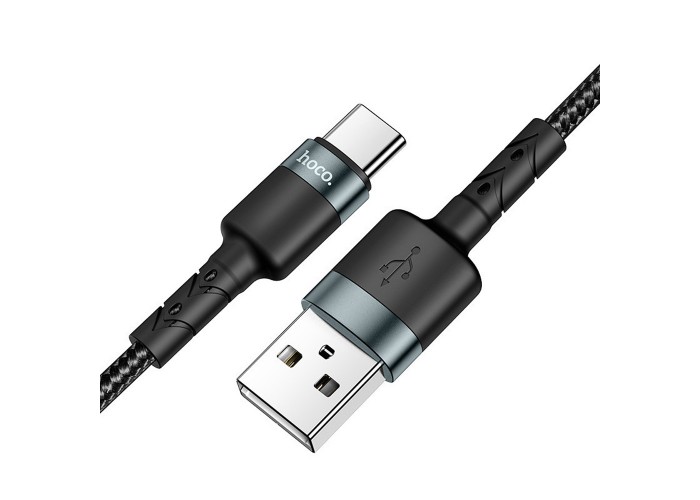 Кабель USB Hoco DU46 Charging Type-C 1m черный