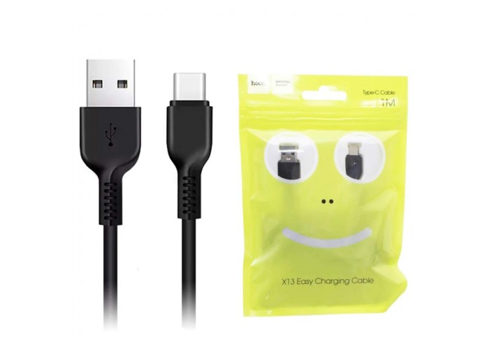 Кабель USB Hoco X13 Easy Charging Type-C 2.4A 1m черный