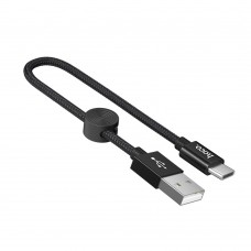 Кабель USB Hoco X35 Type-C Premium Charging 2.4A 0.25m черный