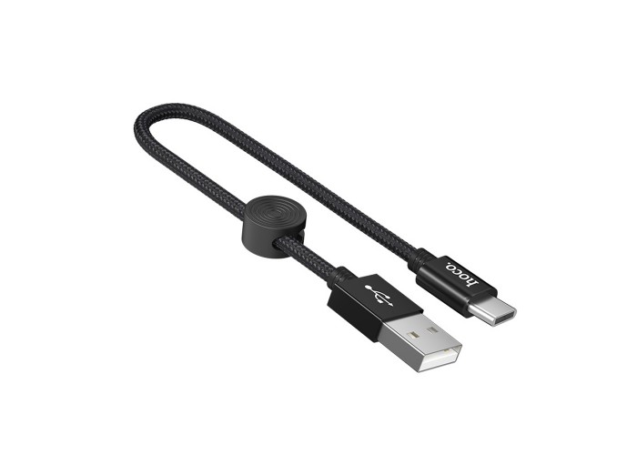 Кабель USB Hoco X35 Type-C Premium Charging 2.4A 0.25m черный