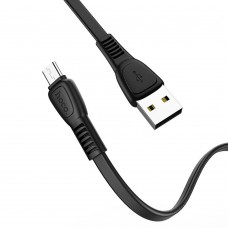Кабель USB Hoco X40 Noah microUSB 2.4A 1m черный