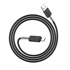 Кабель USB Hoco X48 Type-C Soft Silicone 3A 1m черный