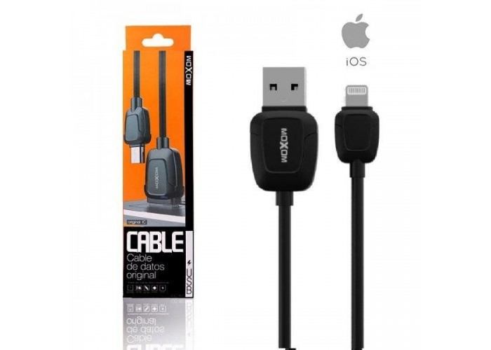Кабель USB Moxom CC-60 lightning 2.4A черный