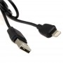 Кабель USB Moxom CC-60 lightning 2.4A черный
