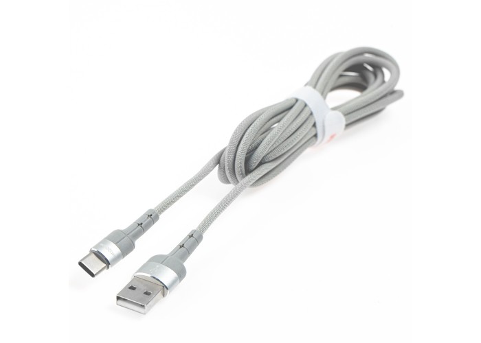 Кабель USB Moxom CC-73 Type-C 2.4A 2m серебристый