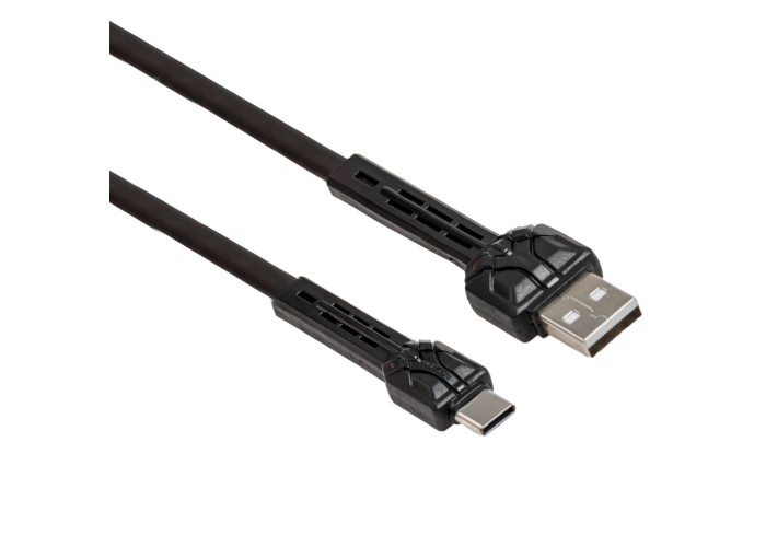 Кабель USB Moxom MX-CB14 Type-C 2.4A 1m черный