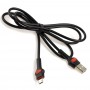 Кабель USB Moxom MX-CB20 microUSB 2.4A 1m черный