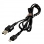 Кабель USB Moxom MX-CB25 lightning 2.4A 1m черный