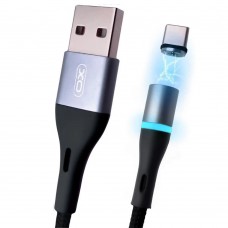Кабель USB XO NB125 Type-C Magnetic 2A 1m черный