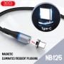 Кабель USB XO NB125 Type-C Magnetic 2A 1m черный