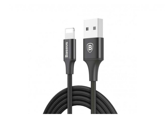 Кабель USB Baseus Yiven Lightning 2A 1.2m black черный