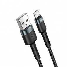 Кабель USB Hoco DU46 Charging microUSB 1m черный