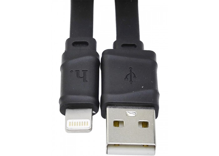 Кабель USB Hoco X5 Bamboo Lightning (1,0m) черный