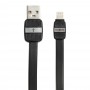 Кабель USB Moxom MX-CB04 lightning 2.4A 1m черный