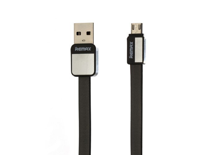 Кабель USB Remax RC-044m Platinum Metal microUSB 1m черный