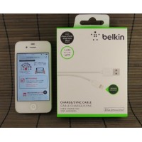 Квбель USB Belkin для iPhone 5 белый