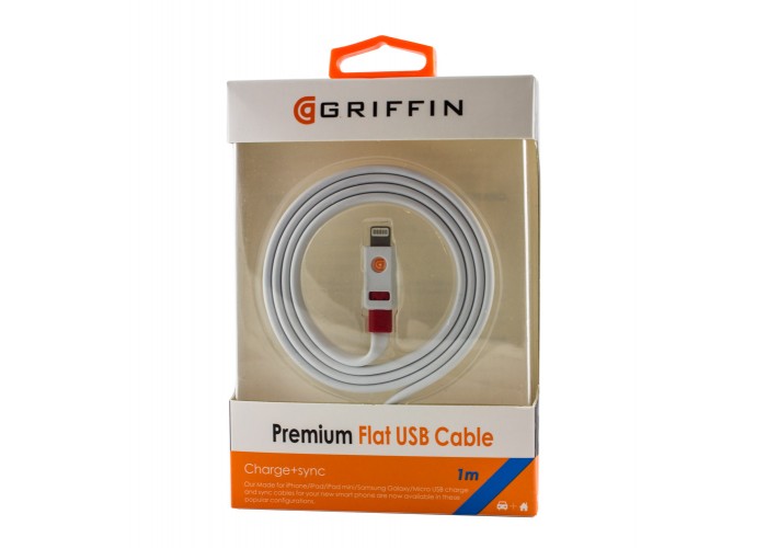 Кабель USB Griffin iPhone 5/6/6 Plus 1m