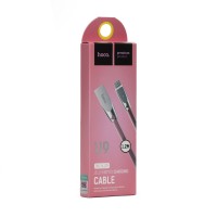 Кабель USB Hoco U9 Zinc Alloy Lightning (1.2 m) розовый
