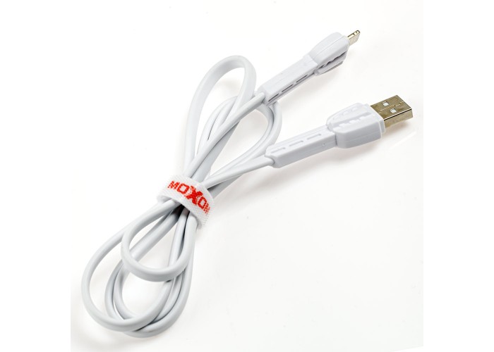Кабель USB Moxom MX-CB26 lightning 2.4A 1m белый
