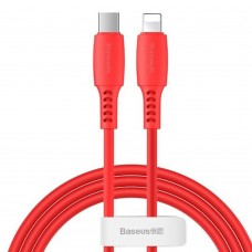 Кабель USB Baseus Colorful Type-C to lightning 18W 1.2m dreen красный