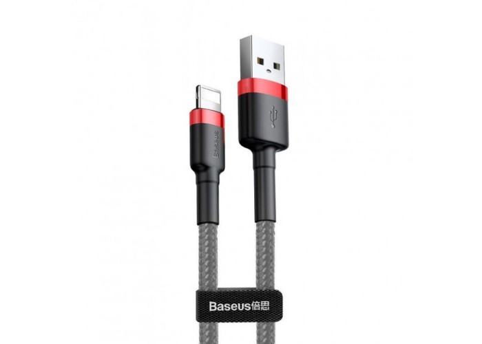 Кабель USB Baseus Lightning Cafule 1.5A 2.0m черно-красный