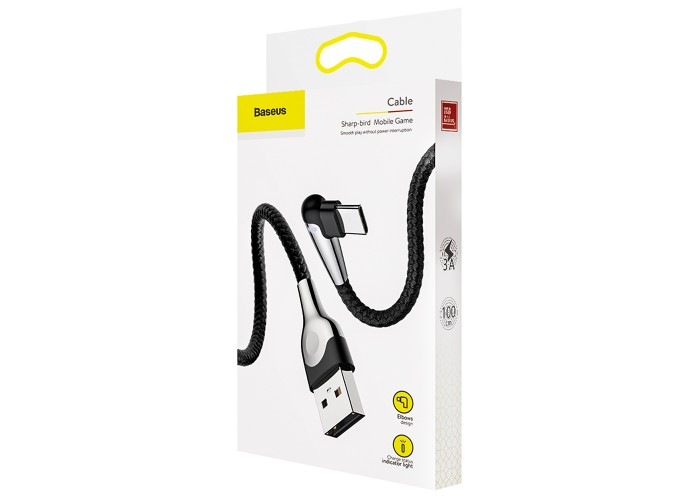 Кабель USB Baseus Sharp-Bird Type-C 3A 1m черный
