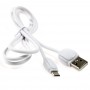 Кабель USB Moxom CC-65 microUSB 2.4A белый