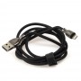 Кабель USB Moxom CC-77 lightning 2.4A черный