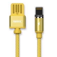 Кабель USB Remax Gravity RC-095i Lightning (магнитный) золотистый