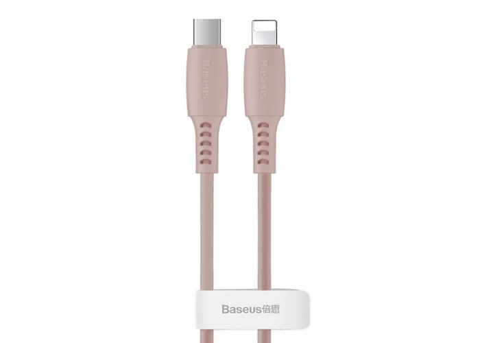 Кабель USB Baseus Colorful Type-C to lightning 18W 1.2m dreen розовый