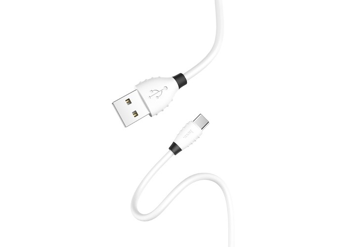 Кабель USB Hoco X27 Excellent Charge Type-C 2.4A 1.2m белый