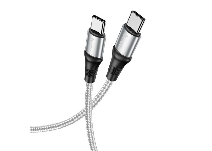 Кабель USB Hoco X50 Type-C to Type-C 100W Excellent 2m серый