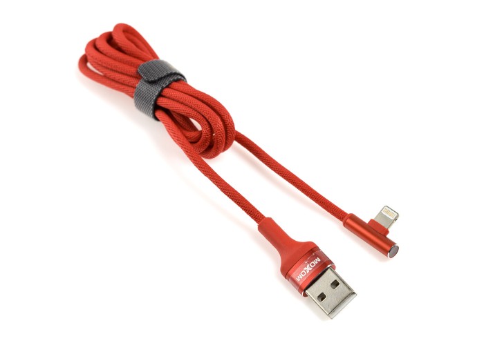 Кабель USB Moxom CC-70 lightning красный