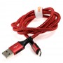Кабель USB Moxom CC-81 microUSB 2.4A красный