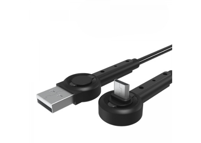 Кабель USB Moxom MX-CB01 microUSB 2.4A 1m черный