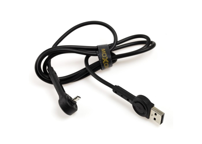 Кабель USB Moxom MX-CB01 microUSB 2.4A 1m черный