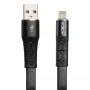 Кабель USB Moxom MX-CB08 lightning 2.4A 1m черный