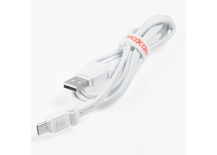 Кабель USB Moxom MX-CB27 Type-C 2.4A 1m белый