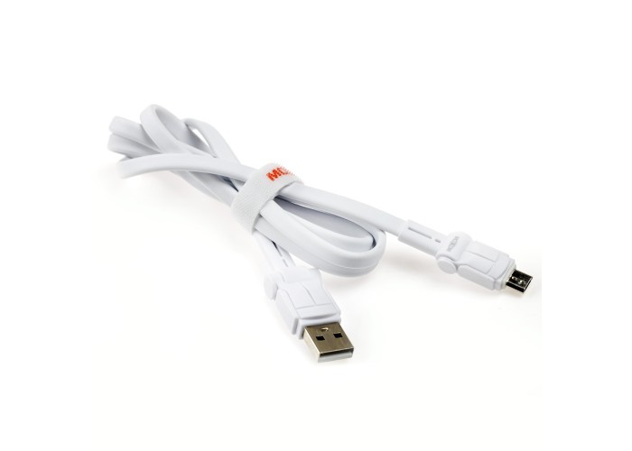 Кабель USB Moxom MX-CB27 microUSB 2.4A 1m белый