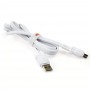 Кабель USB Moxom MX-CB27 microUSB 2.4A 1m белый