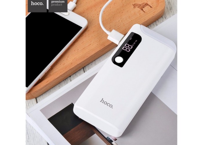 Внешний аккумулятор power bank Hoco B27 15000mAh white