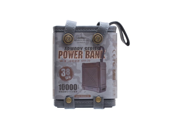 Внешний аккумулятор power bank Remax RPP-79 Armory 10000 mAh black
