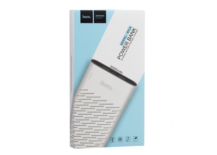 Внешний аккумулятор power bank Hoco B31A Rege 30000 mAh white